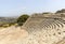 Architectural Landscapes of The Greek Theatre at Segesta Archaeological Park in Trapani, Italy.