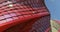 Architectural Metal Red Pattern