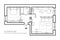 Architectural plan of a house. Layout of the apartment top view