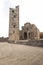 Architectural Sights of  The Tower of the King Federico and Real Duomo in Erice, Italy