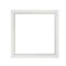Architectural square white frame molding