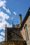 Architectural view of a very old but famous English church, showing its detail.