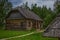 The architecture of the Belarusian village of the 19th century.