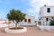 Architecture of Binibeca Nou, Menorca. Spain