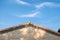 Architecture brickwork vintage gable and sky