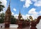 Architecture of Buddha temple in Chiangmai