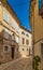 Architecture of buildings on the streets of Porec, Croatia