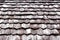 Architecture classic old wooden roof