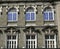 Architecture: Close up of a Building with Round Arched Windows Near Mumbai,India