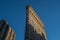 Architecture closeup of Flatiron Building in the afternoon in New York City