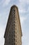 Architecture closeup of Flatiron Building in the afternoon in New York City