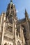 Architecture details of the Cathedral Notre-Dame of Bayeux . Calvados department, Normandy, France