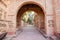 Architecture details of Medina village in Agadir, Morocco