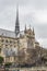 Architecture details of Spire of Notre Dame of Paris