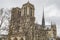 Architecture details of Spire of Notre Dame of Paris