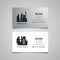 Architecture developing or rent business card vector template