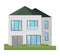 Architecture facade building vector illustrations house detailes