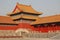 Architecture of forbidden city at beijing