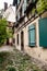 architecture on half-timbered home on street in Strasbourg France