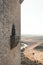 Architecture of the historic Almodovar castle in Cadiz, Spain