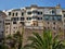 Architecture of houses on the coast of the port of Mahon Mao