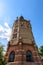 Architecture image of the single isolated historic water tower Favoriten in Vienna, Austria, Europe