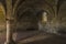 Architecture of the interior of the Abbey of San Galgano, Italy