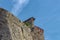 The architecture of Kavala. Detail of the historic fortress of the Old Town. Greece.