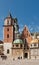 Architecture from krakow city poland