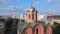 Architecture of Kyiv, Ukraine : Golden Gate. Aerial view