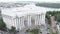 The architecture of Kyiv. Ukraine: Ministry of Foreign Affairs of Ukraine. Aerial view. Slow motion