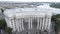 The architecture of Kyiv. Ukraine: Ministry of Foreign Affairs of Ukraine. Aerial view. Slow motion