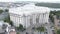 The architecture of Kyiv. Ukraine: Ministry of Foreign Affairs of Ukraine. Aerial view. Slow motion