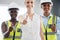 Architecture, leader and thumbs up to women in construction, architectural and yes to industrial success. Woman in