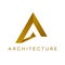 Architecture logo design, isolated illustration