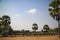 Architecture of old buddhist in Angkor Archeological park. Monument of Cambodia - Siem Reap. Popular movie scenery.