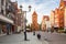 Architecture of the old town of Elblag