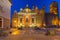 Architecture of the old town of Gdansk with St. Mary's Basilica, Poland