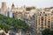 Architecture of Passeig de Gracia in summer day, Barcelona