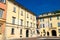 Architecture of Piacenza in Italy