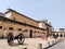 architecture of Ramnagar Fort on the banks of the ganges in Varanasi, India