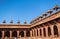 Architecture of Red Fort in Agra, India