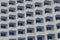 Architecture repetition of hotels balconies and windows