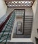 Architecture retro staircase swirl in hotel