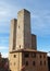 Architecture of San Gimignano, small medieval village of Tuscany