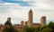 Architecture of San Gimignano, small medieval village of Tuscany