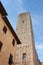 Architecture of San Gimignano, small medieval village of Tuscany