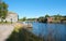 Architecture of Suomenlinna sea fortress in Helsinki, Finland