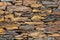 Architecture textures, detailed rusty and old wall masonry schist