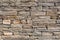 Architecture textures, detailed view of masonry stone wall texture, typical and traditional shale stone material, used on